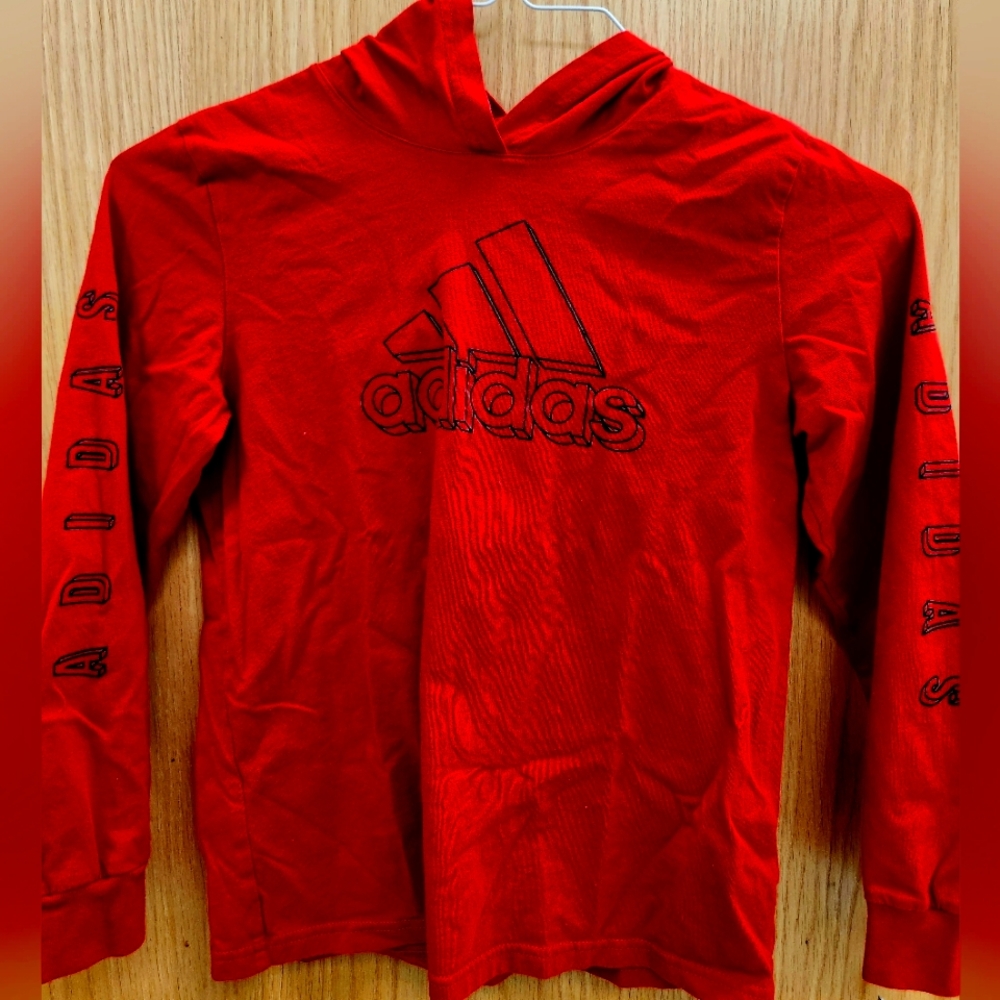 Adidas Red Hoodie - Boy's